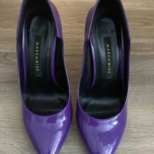 Elegant woman’s high heels